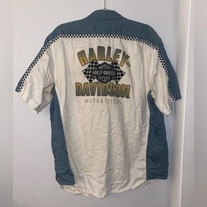 Harley Davidson vintage button up |